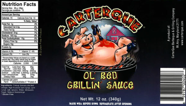 Ol' Red BBQ Sauce - Image 3